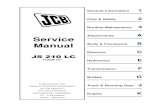 JCB JS210LC Tracked Excavator Service Repair Manual