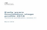 Early years foundation stage profile 2018 - Technical ......Figure 1: high-level data collection process 5 1.3 Changes for 2018 Changes for the 2018 early years foundation stage profile