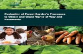 United States Department of AgricultureThis report presents the results of our audit of Forest Service’s processes for granting and acquiring easements authorized under the Forest