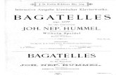 Bagatelles [Op. 107] - Free scores · Bagatelles [Op. 107] Author: Hummel, Johann Nepomuk - Publisher: Stuttgart, J. G. Gotta?sche Buchhandlung Nachfolger 1892 Subject: Public Domain