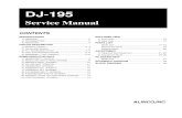 DJ-195hamradio.online.ru/ftp2/ser_sch_dj195.pdf · 2006. 3. 22. · Service Manual CONTENTS SPECIFICATIONS 1) GENERAL ... TFH : TX 150 ~ 173.995MHz RX 135 ~ 173.995MHz TLH : TX 150