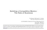 Building a Competitive Mexico: The Role of Business This presentation draws on ideas from Professor Porter’s articles and books, in particular, The Competitive Advantage of Nations