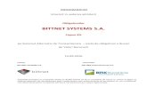 BITTNET SYSTEMS S.A. obligatiuni... · 2016. 9. 27. · Telekom Romania) pentru training-urile Cisco. 2008 Bittnet adauga noi clienti in portofoliu, companii cum sunt: IBM Romania,
