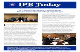 IPB Today Edisi 111 · 2020. 8. 17. · Kunjungan bertujuan untuk memperkuat kerjasama yang telah berlangsung lebih dari 30 tahun antara IPB dan the University of Tokyo. Delegasi
