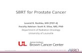 SBRT for Prostate Cancer - Home - American Society for ......markers or cone beam CT (CBCT) November 16, 2020 • Six gold prostate fiducial markers and a SpaceOAR were placed under