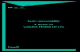 Social Accountability A Vision for Canadian Medical Schools...produce a vision for Canadian medical schools. The expectation of the public is that governments and the professions work