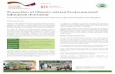 Promotion of Climate-related Environmental Education (ProCEEd) · 2018. 3. 5. · (DEQP) of the Ministry of Natural Resources and Environment (MoNRE), the task of GIZ’s ProCEEd