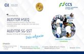 ccs.org.co – Consejo Colombiano de Seguridad - GM1190 ......Desarrollar y fortalecer habilidades para la estructuración, implementación, auditoria y mejora continua del sistema