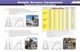 Height Access Equipment€¦ · SM-N13 3725 1115 2465 720x580 4000-5400 SM-N14 4015 1155 2595 720x580 4300-5700 Tracker Step Thru Tracker Mobile Platform Ladders: ∆ Ideal For Mobile
