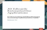 Applications EnterpriseOne JD Edwards - Oracle · 2021. 5. 17. · 9 Working with Lean Accounting 151 ... Product Costing and Manufacturing Accounting Implementation Guide Chapter