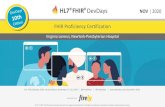 FHIR Proficiency Certification...3 Purpose of Exam •A Useful Education Tool •Opportunity for Personal Proof of Proficiency •Earn certificate of knowledge proving proficiency