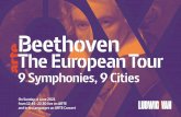 Beethoven The European Tour · 2021. 5. 14. · Beethoven’s Symphony No. 8 was composed in 1812 and premiered at the Redoutensaal in Vienna on 27 February 1814. It is a work defined