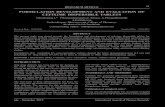 FORMULATION DEVELOPMENT AND EVALUATION OF CEFIXIME ...€¦ · CEFIXIME DISPERSIBLE TABLETS Subramanian.L* P.Ramasubramaniyan, Remya, A.Thangathirupathi A.Karthikeyan Sankaralingam