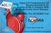 Impact Of Completeness Of Revascularization On Quality-of ......May 11, 2021  · SAQ-7 Quality of Life Score SAQ-7 Angina Frequency Score SAQ-7 Summary Score 1.07 (0.85, 1.34) 1.29