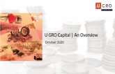 U GRO Capital | An Overview · 2020. 10. 28. · Retail Broking Created a platform with over 1,350 points of presence across India ... Supervised by an Independent oard omprising
