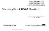 SV231DPUA SV431DPUA Instruction Manualcdn.cnetcontent.com/9a/d6/9ad62d56-dcf0-43ca-b229-0cba28... · DisplayPort KVM Switch 2/4-Port Professional USB, DisplayPort KVM Switch with