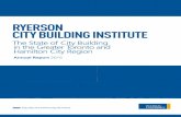 RYERSON CITY BUILDING INSTITUTE · 2020. 9. 14. · on Ryerson University’s demonstrated expertise in collaborative city building. Acknowledgements ... Data was collected over four