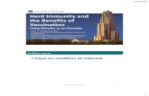 Herd Immunity and the Benefits of Vaccination · 2020. 1. 7. · Benter Foundation Framework for Reconstructing Epidemiologic Dynamics Measles Vaccination 24 Simulation Engine Disease