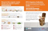 Organics Collection General Instruction Brochure for Once a ......Recolección de Desechos Orgánicos de NYC en su día de recolección de reciclaje (una vez a la semana) Organic waste