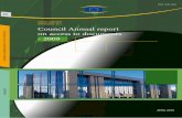 Council Annual report - Europa · This brochure contains the Council’s annual report on the implementation of Regulation (EC) No 1049/2001 regarding public access to documents in