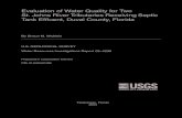 Evaluation of Water Quality for Two St. Johns River ... · River in Jacksonville is thought to be affected by sep-tic tank leachate from residential areas adjacent to the tributaries
