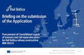 Procurement of DTD-s...Project procurement in the three Baltic States — Estonia, Latvia and Lithua Th nformation published below concerns only open Rail Baltica procurement. To obtain