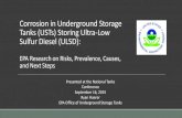 Corrosion in Underground Storage Tanks (USTs) Storing Ultra …ossllc.net/wp-content/uploads/2017/01/EPA-UST-CORROSION... · 2017. 1. 16. · Corrosion in Underground Storage Tanks