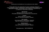 Mémoire de Maîtrise en médecine No 3508 - ServalBIB_7F5803A4F0D2... · 2017. 9. 6. · Mémoire de Maîtrise enmédecine No 3508 THE IMPACT OF NEOADJUVANT ONCOLOGICAL TREATMENT