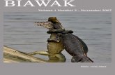 BIAWAK - Varanidae.org · 2007. 11. 17. · Biawak 2007 Vol. 1 No. 2 have questions about what you can do to contribute, please contact the editor. contributions from amateur varanid
