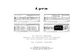 A MIDI Based Music Composition Program for the Color ......Lyra is a music composition program for the Tandy Color Computer designed for musicians (and non-musicians!) who would rather