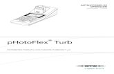 Xylem US - pHotoFlex Turb · 2019. 9. 16. · El presente manual de instrucciones contiene información importante para el trabajo seguro con el instrumento de medición. Lea completa-mente