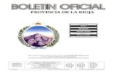 BOLETÍN OFICIAL DE LA PROVINCIA DE LA RIOJA - … · 2014. 10. 15. · La Rioja, 09 de setiembre de 2014 Visto: el Expediente Código Al N° 08297-6/14, mediante el cual la Cámara