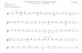 TedGreene.com - The Legacy Of Ted Greene Lives On · 1980. 6. 9. · 1 IV(ii) V Beginning Counterpoint: 2 Voicel- - V 1 or C Now with V7: Ted Greene 6-9-1980 13 or C or C . Beginning