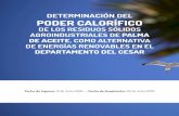 DETERMINACIîN DEL PODER CALORêFICO · 2020. 1. 11. · 28 determinaciîn del poder calorêfico de los residuos sîlidos agroindustriales de palma de aceite , como alternativa de