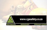 PowerPoint Presentationcgasafety.co.za/wp-content/uploads/2019/05/CGA-Safety... · Bata Industrials IMPROVING WORKING WES V.IORK PERSONAL PROTECTIVE EQUIPMENT . INTERMODAL CARGO SOLUTIONS