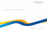 THIS IS SABIC · 2021. 4. 1. · THIS IS SABIC From electronics to construction, from agriculture to mining, from personal care to computer hardware. From South Africa’s World Cup