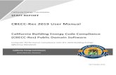 CBECC-Res User Manual - California Energy Commission...California Building Energy Code Compliance (CBECC-Res 2019) is an open-source software program developed by the California Energy