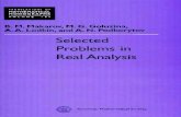 Selected Problems in Real Analysis