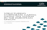 STRUCTURING CORPORATE CAPITAL GAINS TAX SySTEM IN THE EUROPEAN UNION