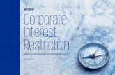 Corporate interest restriction webinar June 2017