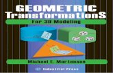 Geometric Transformations for 3D Modeling