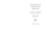 MASTERS OF THEIR OWN DESTINY - Coady Institute · 2018. 7. 26. · MASTERS OF THEIR OWN DESTINY. All rights in this book are reserved. No part of the book may be used or reproduced