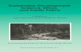 Sustainable Development: Science, Ethics, and Public Policy