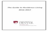 2016-2017 Guide to Residence Living