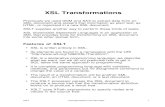 XSL Transformations - University of Iowa