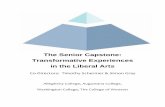 The Senior Capstone: Transformative Experiences in the Liberal Arts
