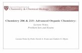 Harvardâ€™s Advanced Organic Chemistry (Evans, Myers, Shair, et al.)