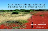 Conserving Living Natural Resources: In the Context of a Changing World
