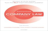 Company Law Concentrate: Law Revision and Study Guide