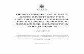development of a self care inventory for children with cerebral palsy living in poorly resourced